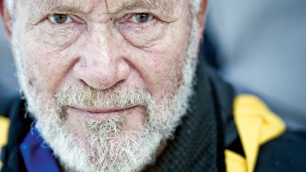 Sir Robin Knox-Johnston ‘s eyes tell the tale of his many voyages