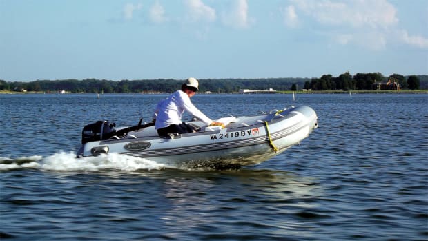 A rigid-bottom inflatable with a powerful outboard is the tender of choice for many cruisers