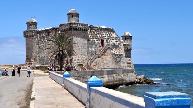 The fort at Cojimar on Cuba’s waterfront dates back to the 17th century
