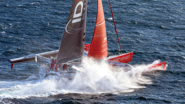 The maxi-tri IDEC Sport averaged an incredible 26.85 knots over the course of its circumnavigation