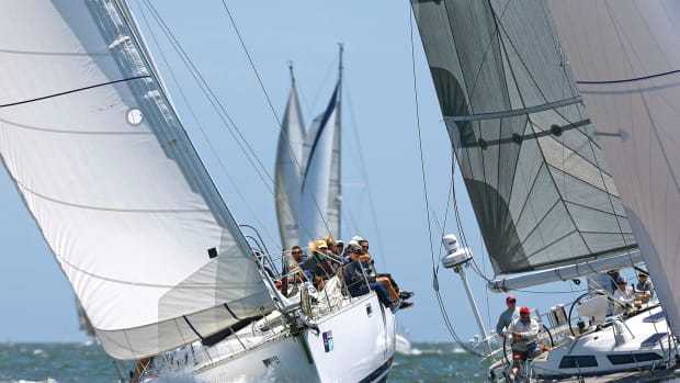 You couldn’t ask for better sailing than off Charleston Harbor this past April