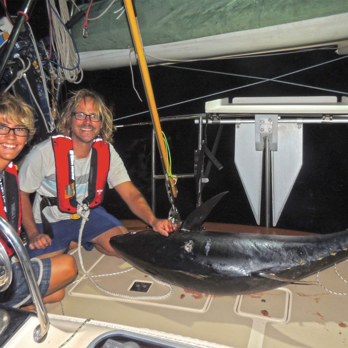 Catching a Yellowfin Tuna on a Sailboat - Sail Magazine