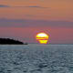 Red sky at dawn... the sun rises over the Atlantic at Harbor Island on Nova Scotia’s Eastern Shore