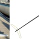 The Finned Steering Oar can be quickly fabricated from old sailboard parts