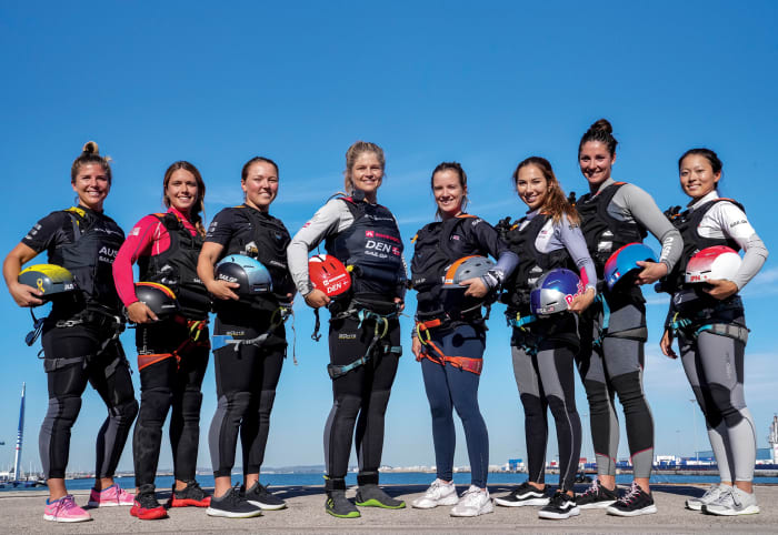 Women sailors are very much a part of the mix