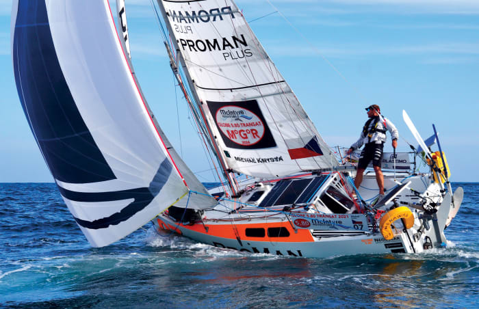 Don McIntyre’s Globe 5.80 Transat kicked off its first edition this year
