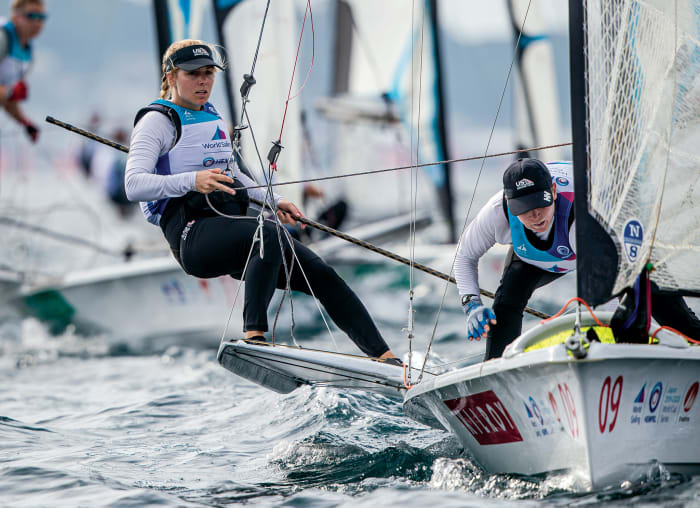 49er FX sailors Roble (left) and Shea faced some incredibly stiff competition for their Olympic berth
