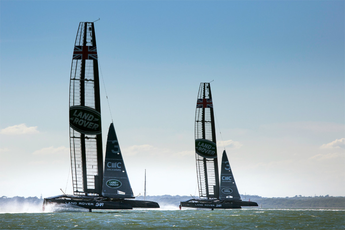 Two-boat testing on England’s Solent