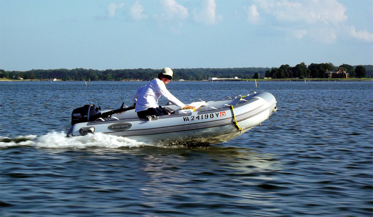 A rigid-bottom inflatable with a powerful outboard is the tender of choice for many cruisers