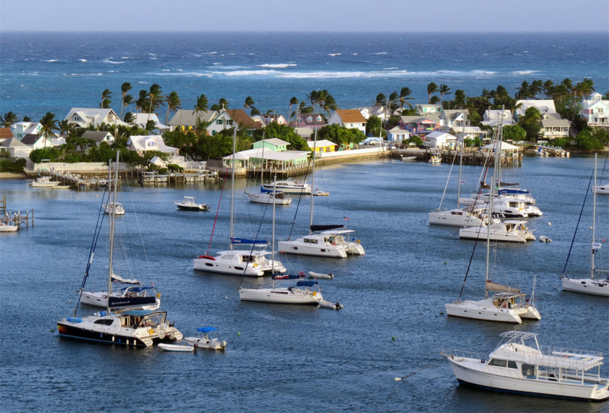 An Aerial view of Abacos
