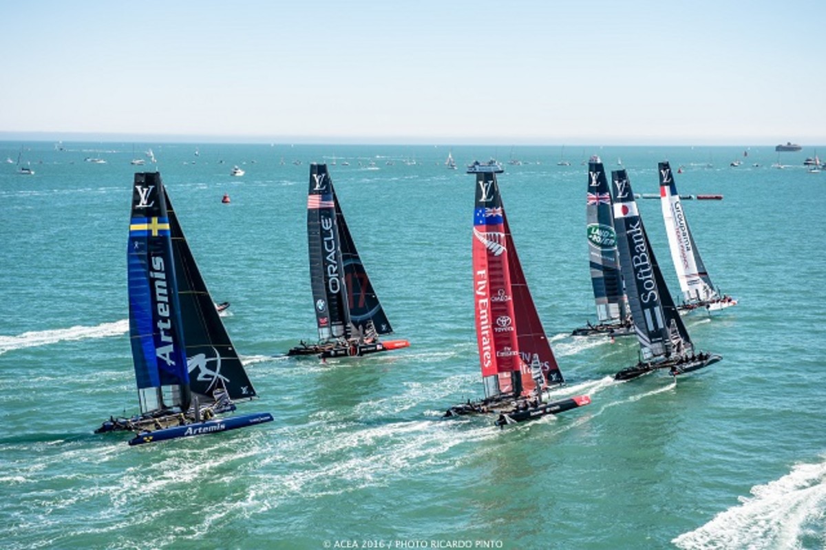 23/07/16 - Portsmouth (UK) - 35th America's Cup Bermuda 2017 - Louis Vuitton America's Cup World Series Portsmouth - Racing Day 1