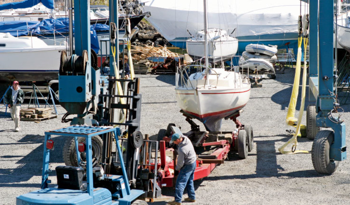 It’s important to cultivate a good relationship with your boatyard