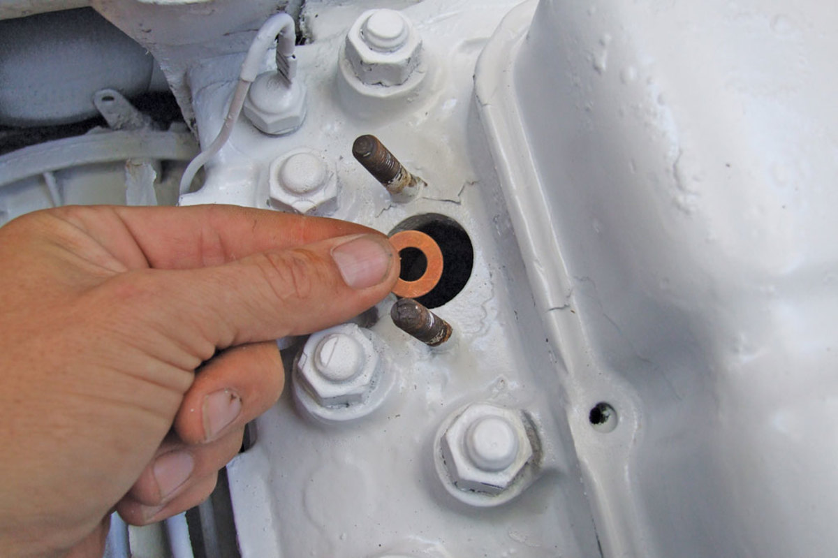 You’ll need to replace the sealing washers