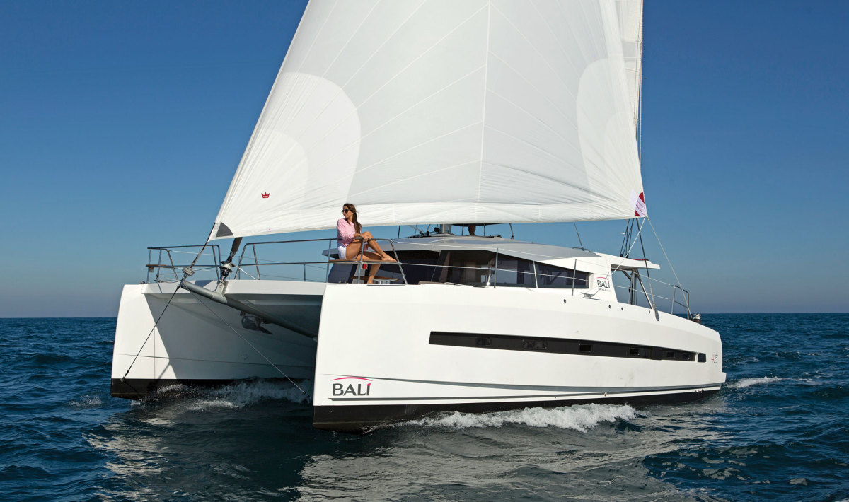 A new approach to cruising comfort from a performance cat builder