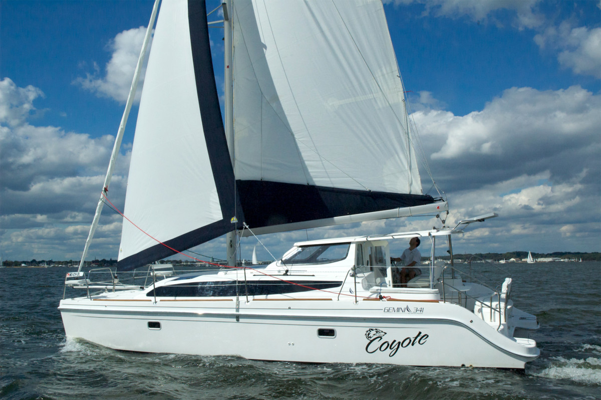 Staying within a budget doesn’t mean you can’t still live the dream: there can be a  lot to love aboard a smaller catamaran as well. Photo courtesy of Balance Catamarans