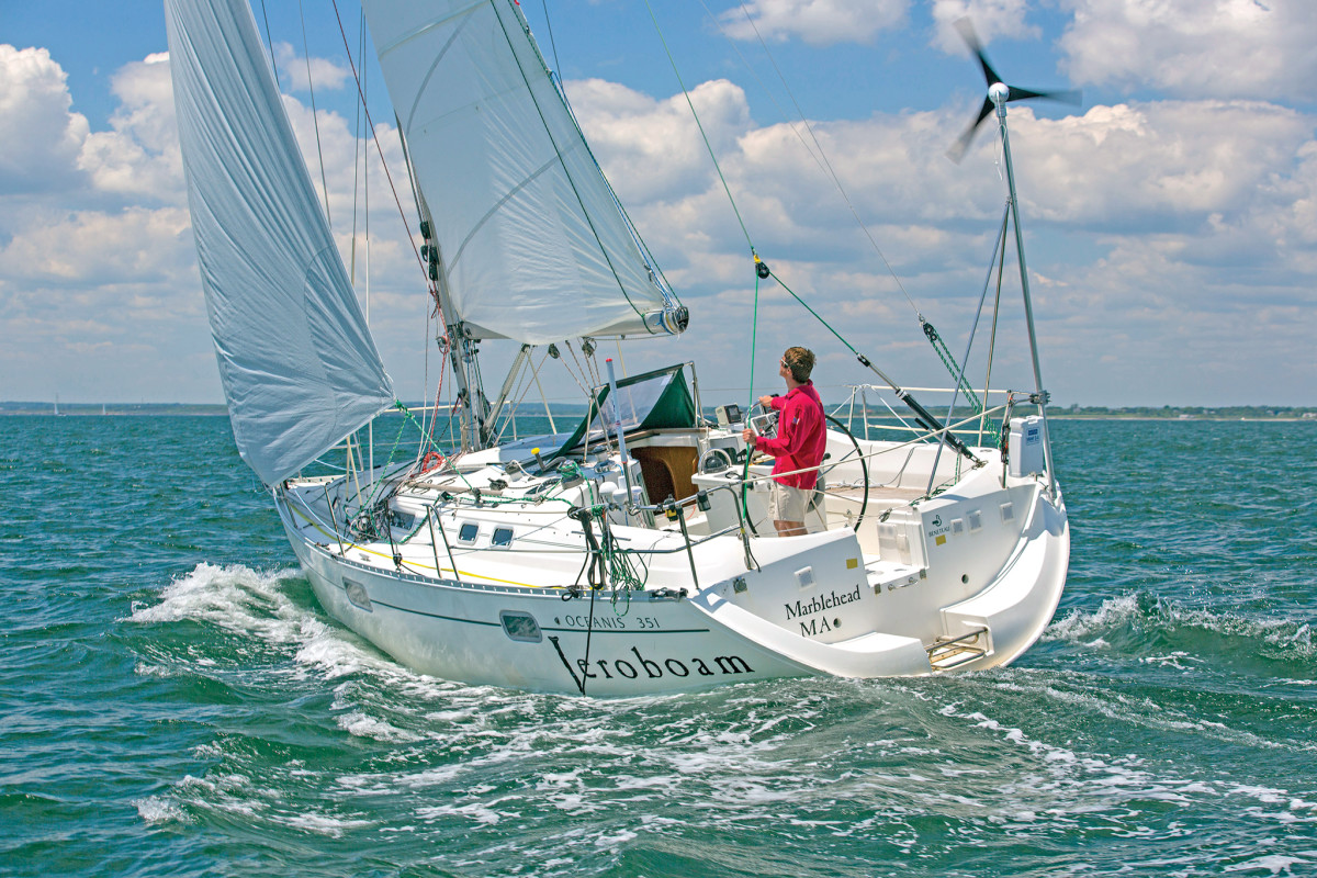 Jeroboam is one of over 200 boats expected to race to Bermuda this month. Photo courtesy of Billy Black/ostar
