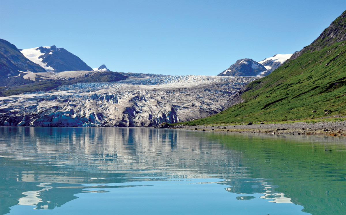 A view of Reid Glacier