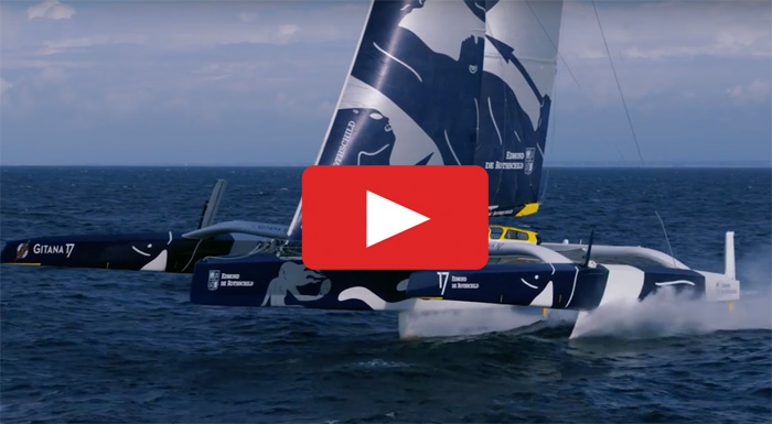 Maxi Edmond de Rothschild Debut flights Sail Magazine