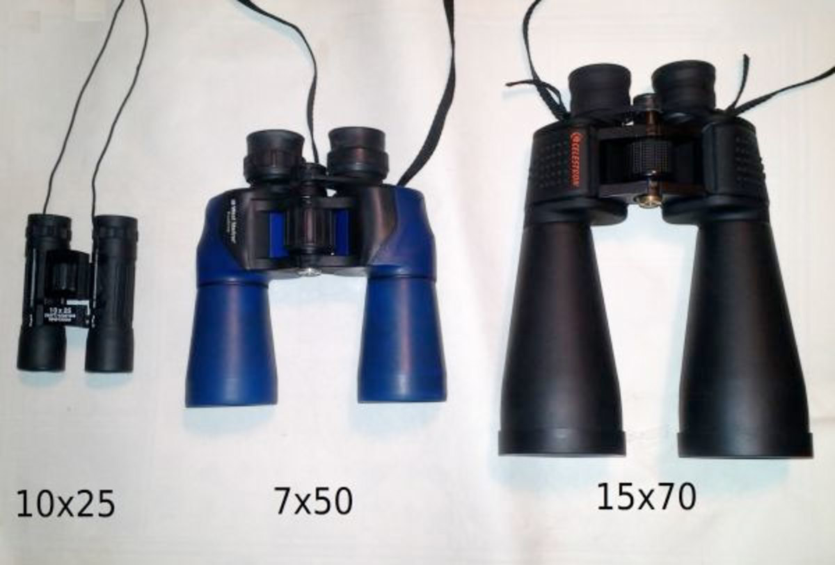 Examples of binoculars for the recreational mariner.