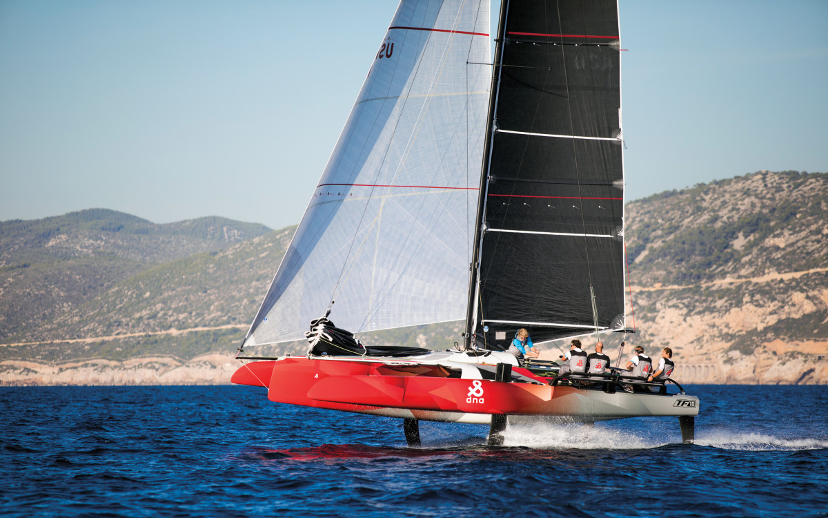 With the TF10, big-boat multihull foiling is now available to amateurs as well as pros