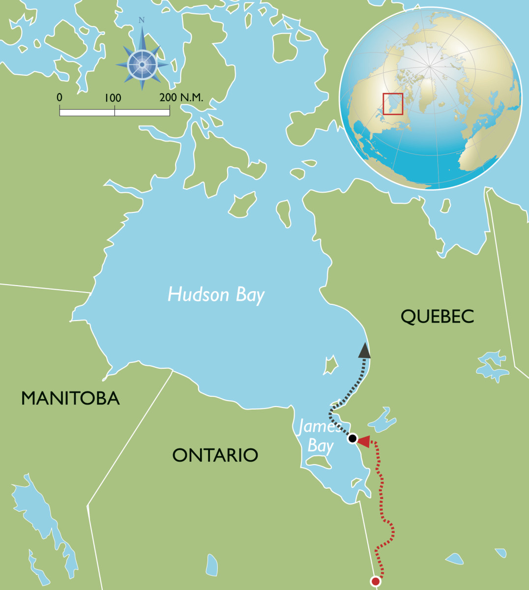 Cruising: the Hudson Bay, Canada - Magazine