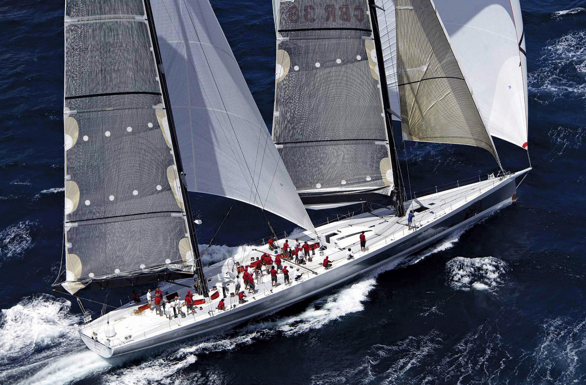 Among Briand’s superyacht designs, none has been more impressive than the record-breaking ketch Mari-Cha IV