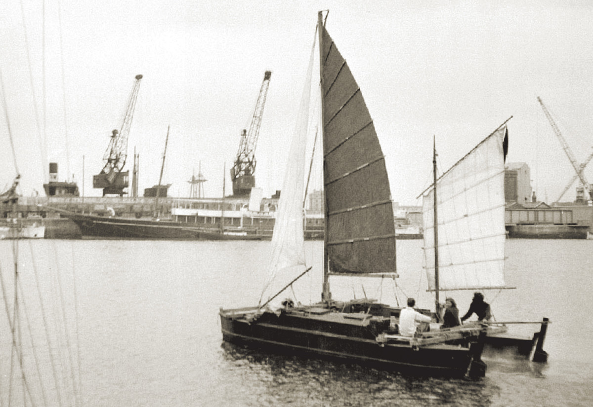 Sail-trialing the Tangaroa before setting off across the Atlantic