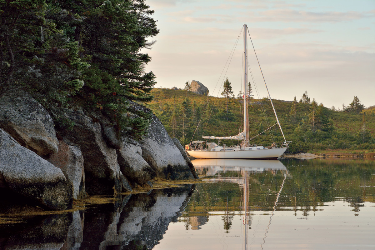 It’s easy to find secluded anchorages in Nova Scotia