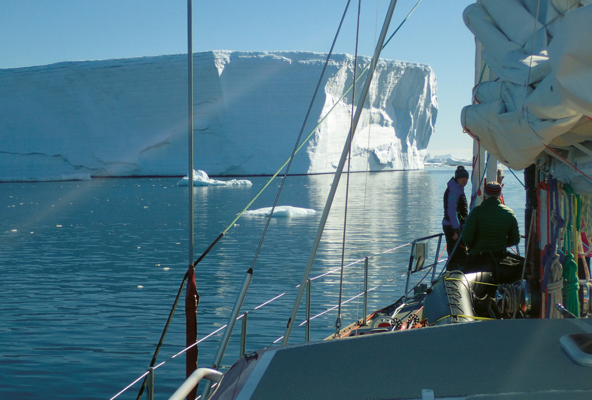 Before the rescue, the crew of Pelagic Australis spent days exploring the Antarctic coast