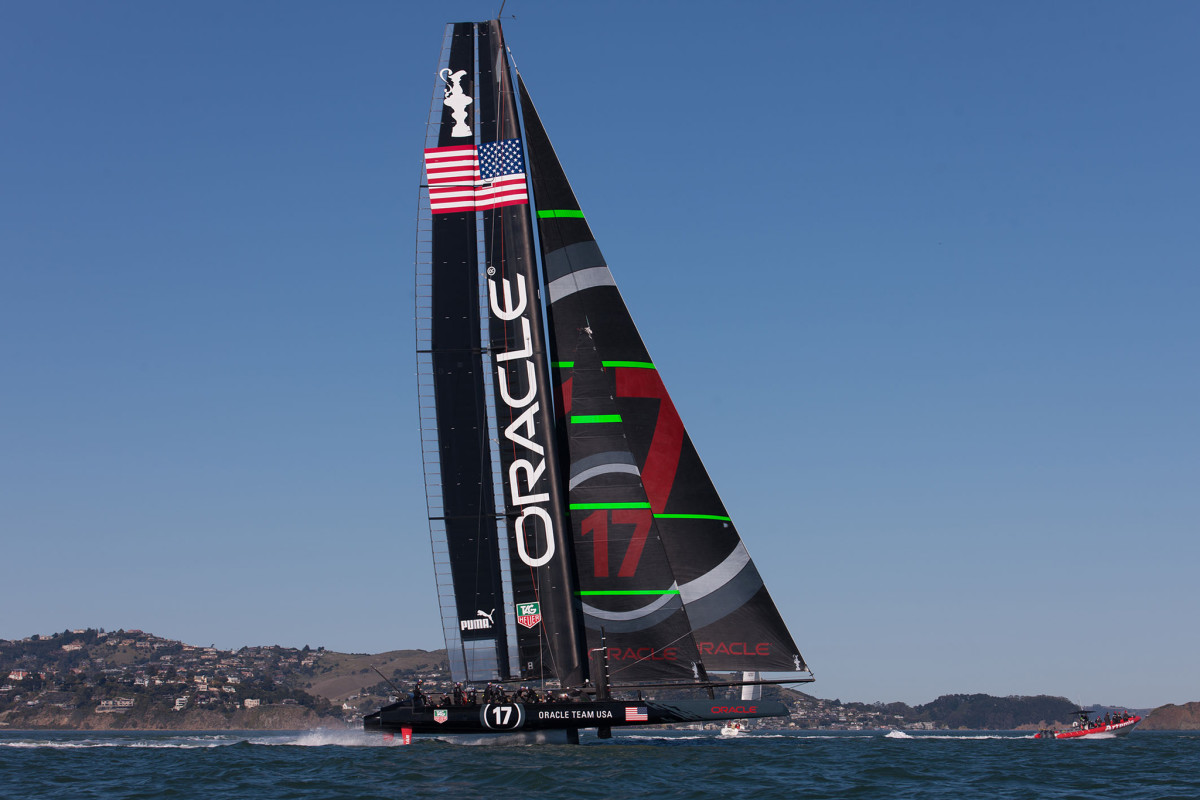 American Magic and INEOS Team UK face off on the final day of the America's Cup World Series
