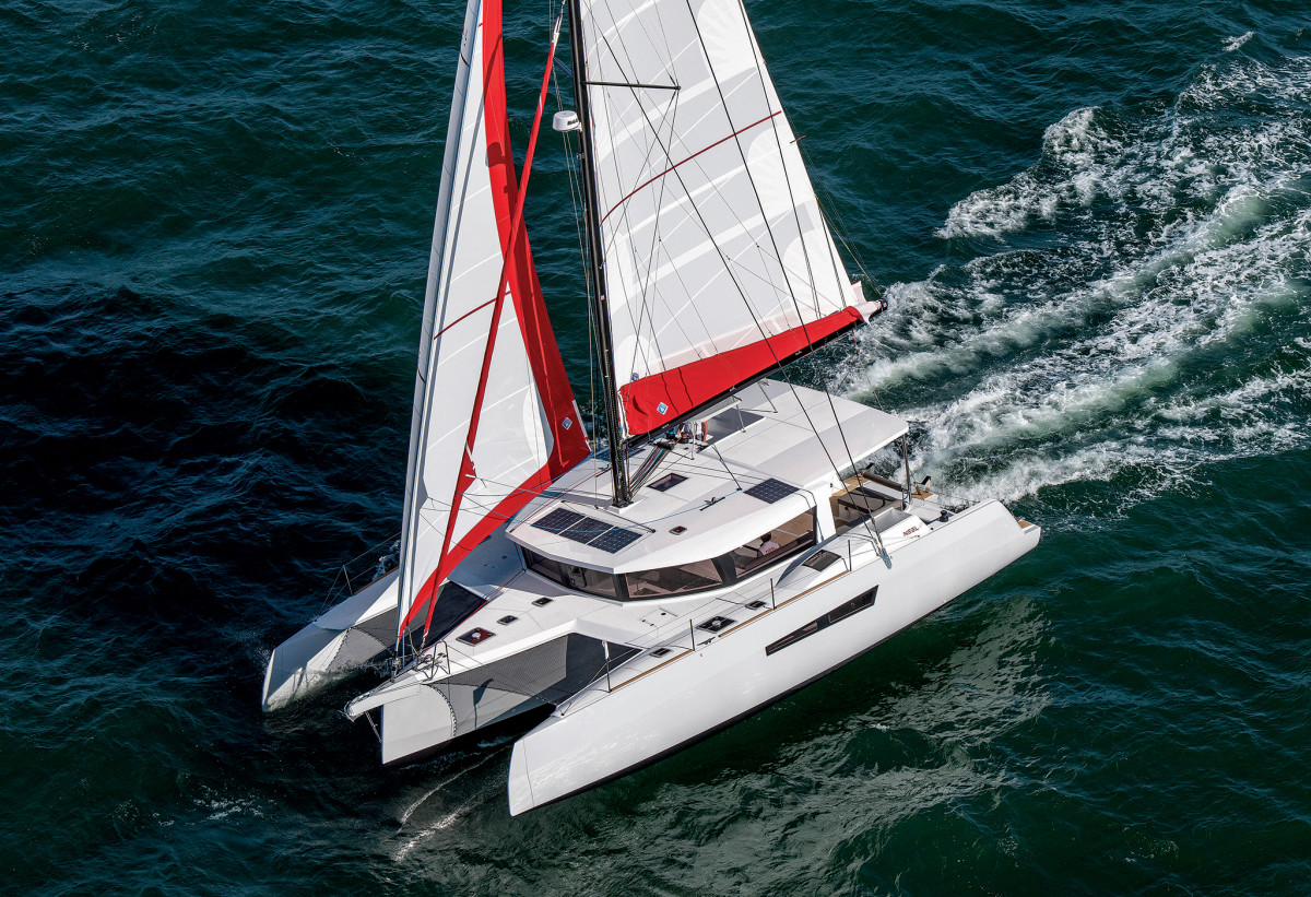 Feels like a monohull, with the space of a cat—must be a trimaran!