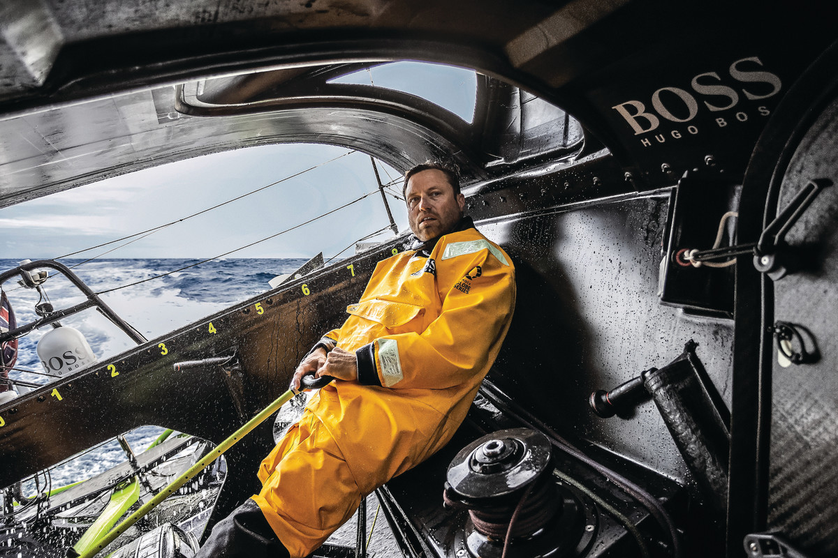 British sailor Alex Thomson is taking a break from Vendée Globe sailing to be with his family