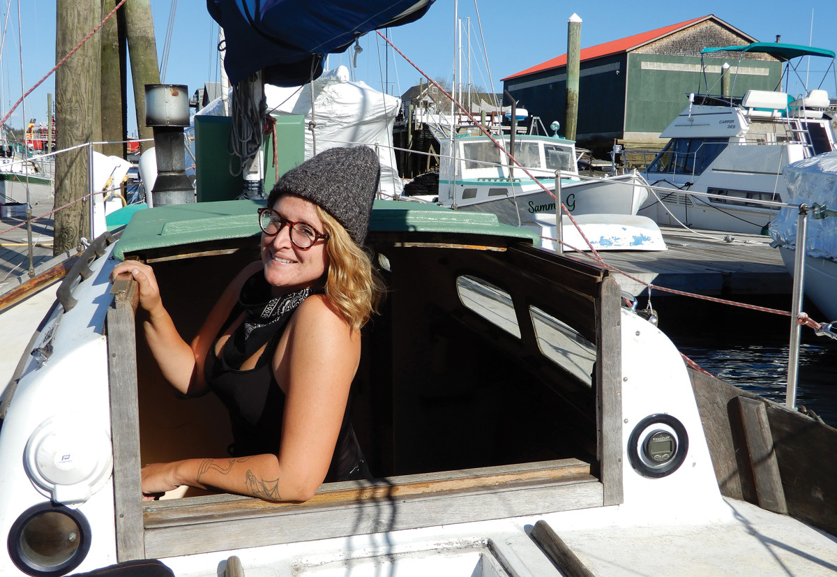 The author’s love of sailing has led her to many boats