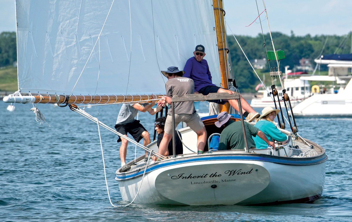 Friendship sloop crews soon learn how to wring every last knot of speed out of their boats