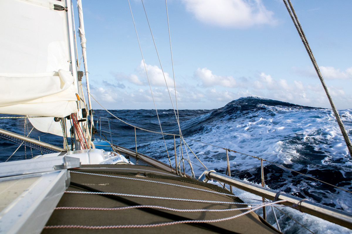 Rougher conditions can create leaks aboard wooden boats, especially