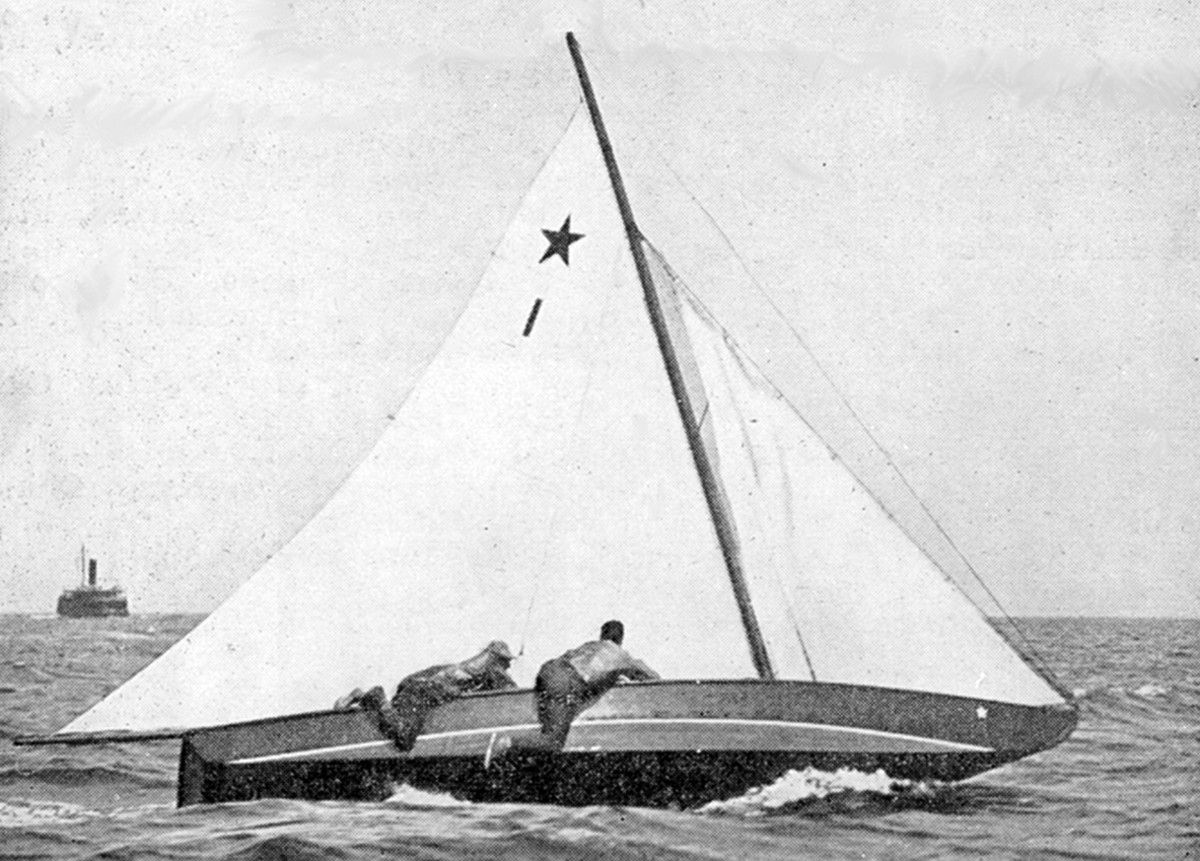 Sailed by William L. Inslee and Harry Reeve, Taurus shows off her winning ways in the early 1920s