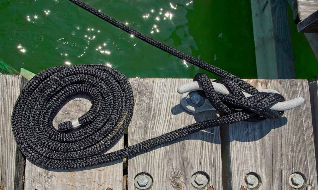 top quality mooring line for boat operation