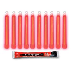 12 Ultra Bright Glow Sticks - 6 Light Sticks for Emergency Kit Survival Camping