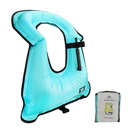 WACOOL Inflatable Snorkel Diving Vest Jacket for Kids