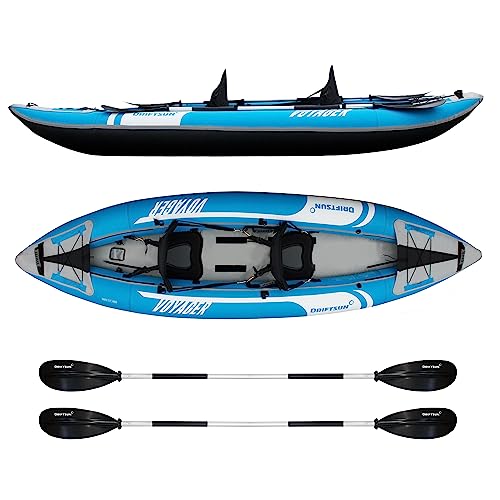 Outdoors Hard Shell Fishing Tandem Kayak, 2 Or 3 Person Sit On Top