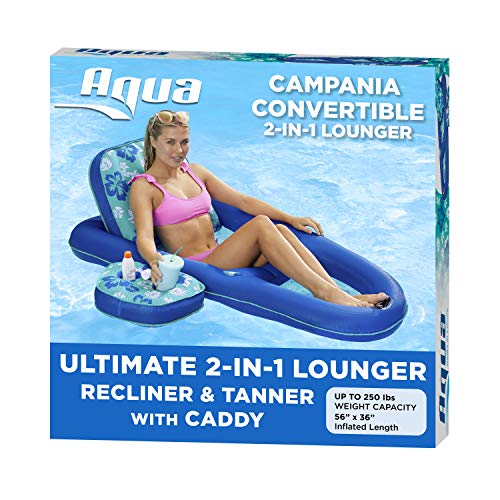 Aqua Campania Convertible Adult Pool Float Lounger