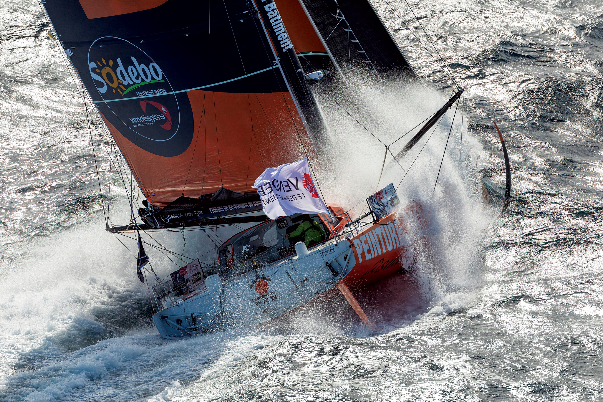 Vendée Globe race boat